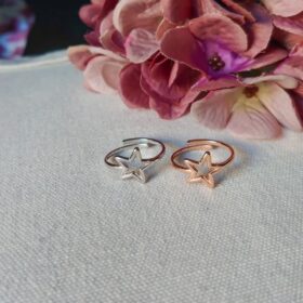 Anello stella regolabile (vari colori)