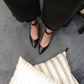 Slingback Kirby nero