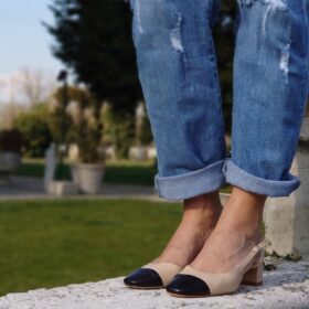 Slingback Perla midi