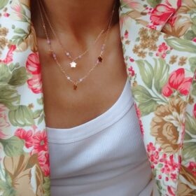 Collana double Star glicine