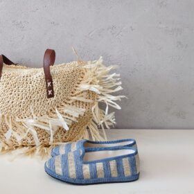 Slipperina riga azzurra