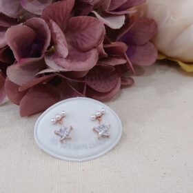 Orecchini stellina perle