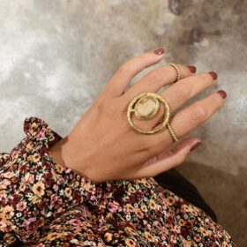 Anello ovalone Brioche