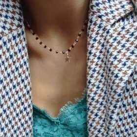 Girocollo Lumiere Bijoux nero (soggetti vari)