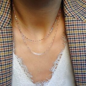 Collana doppia multicolor