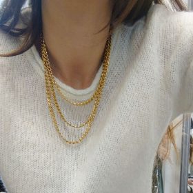 Collana multi fili catena