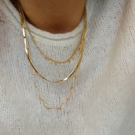 Collana multi fili catene varie