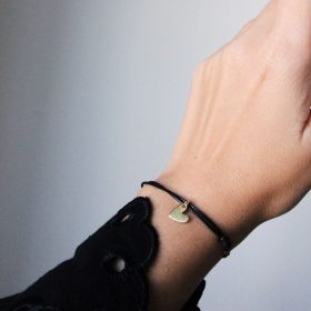 Bracciali tessuto cuore (vari colori)