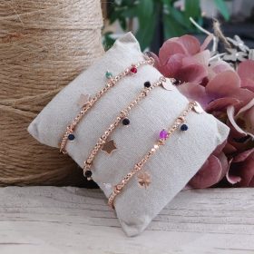 Bracciale sfere multi soggetti (vari colori)
