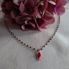 Girocollo cornetto rosso