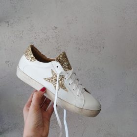 Sneaker stella glitter oro