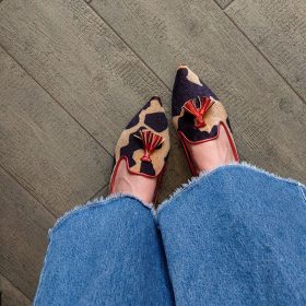 Loafer giraffa rosso