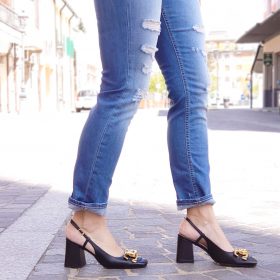 Slingback Clea nero