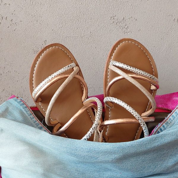 Sandalo flat multicolor soft