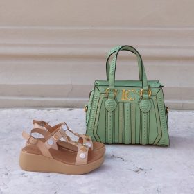 Sandalo platform camel