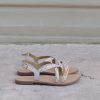 Sandalo Diams bianco/oro