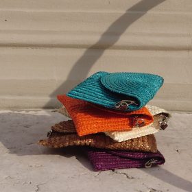Pochette rafia (vari colori)