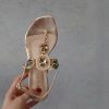 Sandalo gioiello rosè gold 4 cm