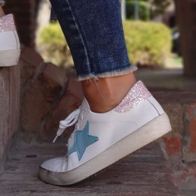 Sneaker stella azzurra