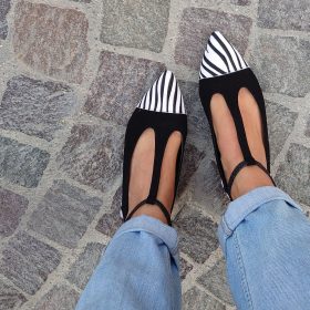 Flat nera animalier (vari colori)