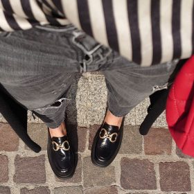 Mocassino Athena nero