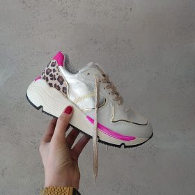 Sneaker running Ovye leo fucsia