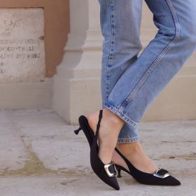 Slingback Rebel nera
