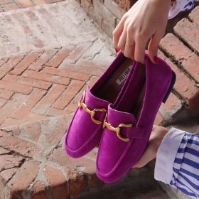 Mocassino Bibi Lou mulberry