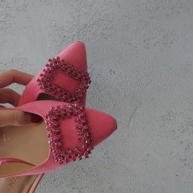 Slingback gioiello corallo