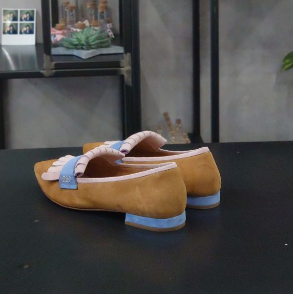 Loafer combo cipria