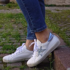 Sneaker blue silver star
