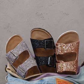 Ciabatta doppia fascia new glitter (vari colori)