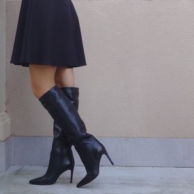 Stivale Crystal nero