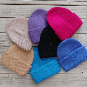 Cuffia applicazioni mini strass (vari colori)