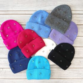 Cuffia applicazioni strass (vari colori)