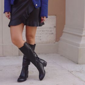 Stivale Hermine nero