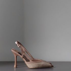 Slingback Greta cappuccino