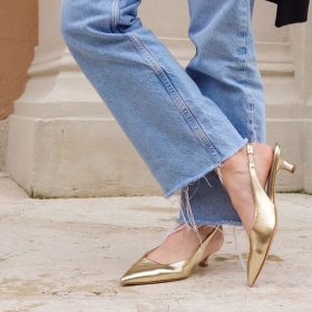Slingback Cosmo platino