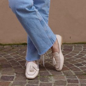 Mocassino Lucy naplak vaniglia