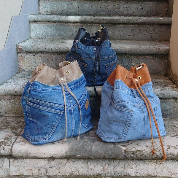 Secchiello combi jeans (vari colori)