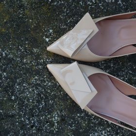 Slingback Lilia vernice sabbia