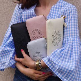 Drilled Logo double wallet/bag La Carrie (vari colori)