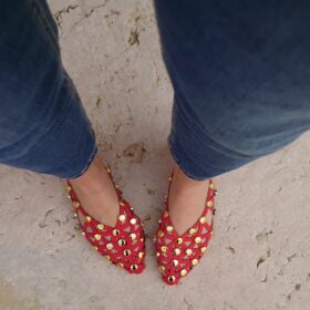 Slingback Ditto rosso