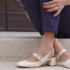 Slingback Tessa off white Bibi Lou