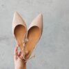 Slingback Erika vernice nude