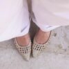 Slingback Miami platino tacco 6 cm