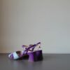 Sandalo combi violet