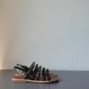 Sandalo borchiette nero Le Salentine