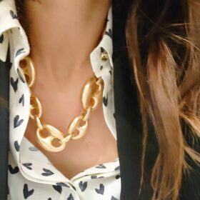 Collana ovali dorati Stella Bloom