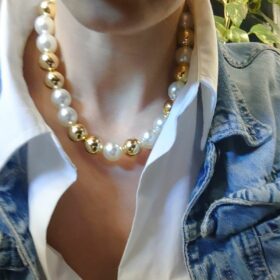 Collana perle combi